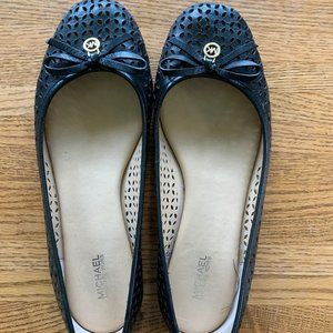 Michael Kors Leather Black Flats Size 8.5 M US, 39